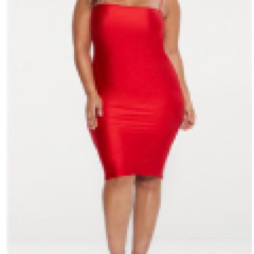 Red dress